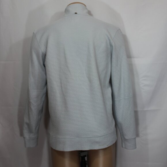 BILLY REID Double Knit Half-Zip Pullover Blue size  Large - Picture 6 of 10